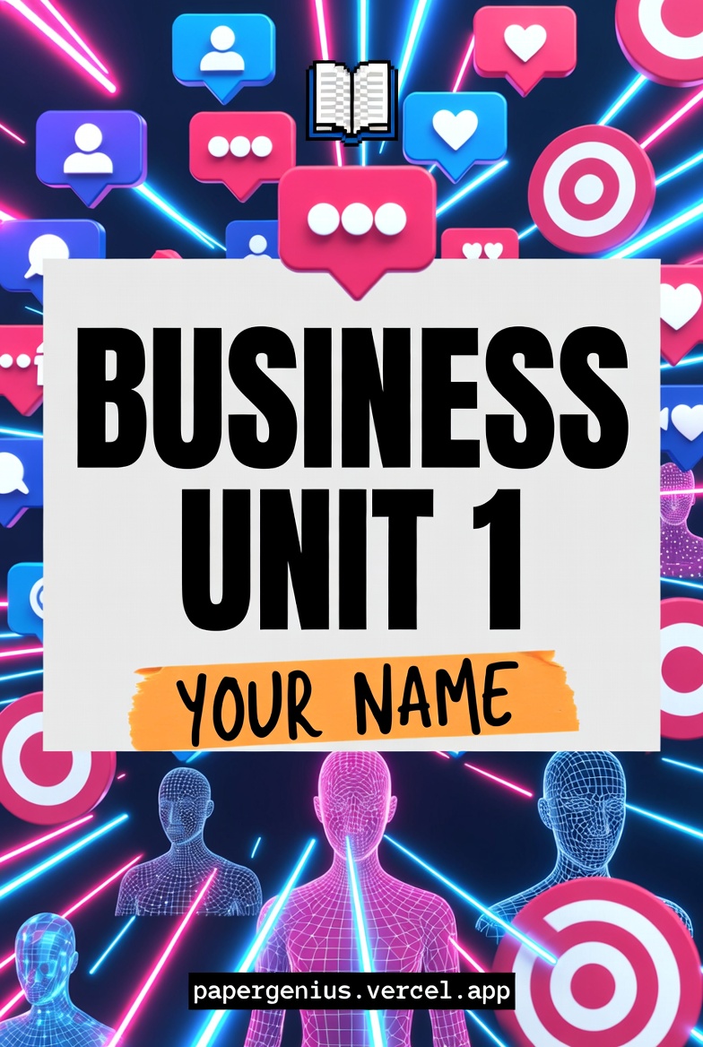Business Unit 1 Cover