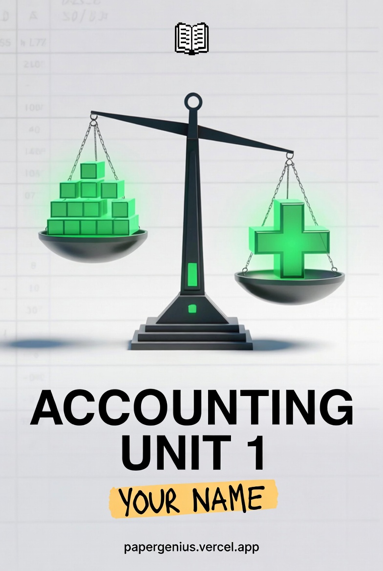Accounting Unit 1 Cover