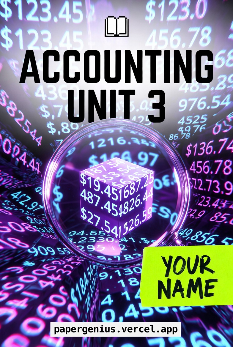 Accounting Unit 3 Cover