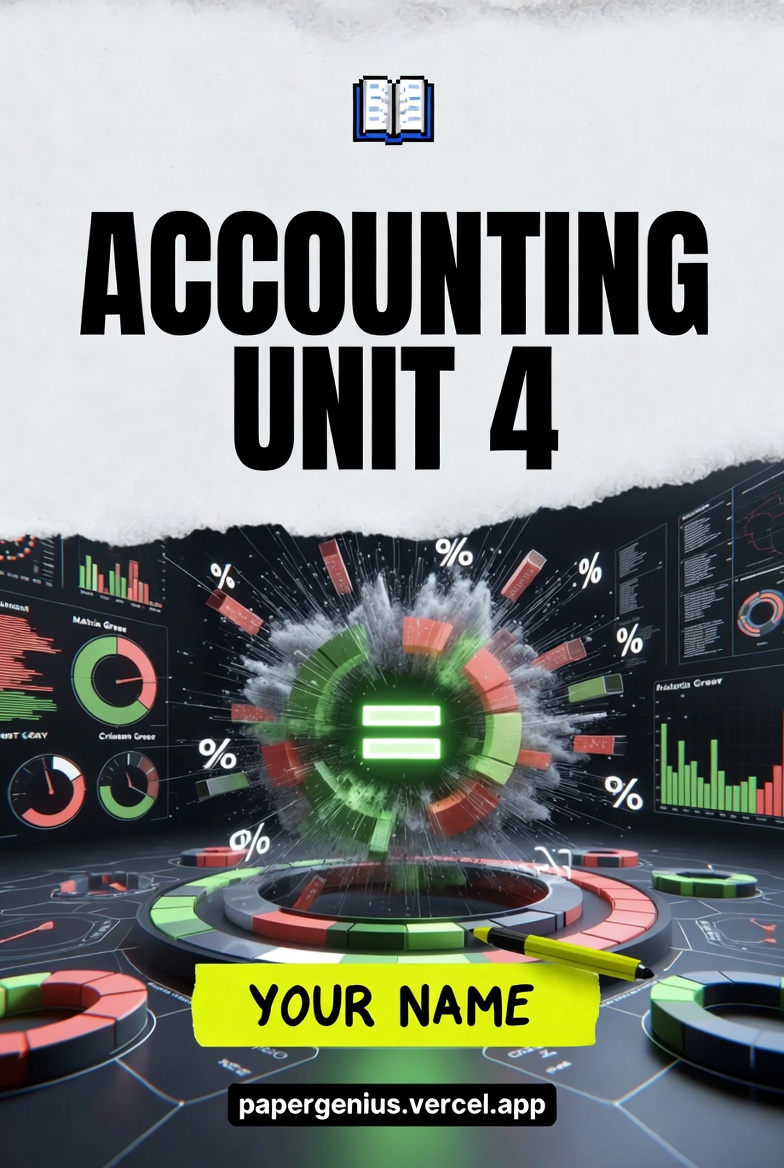 Accounting Unit 4 Cover