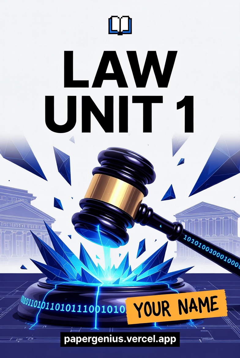 Law Unit 1 Cover