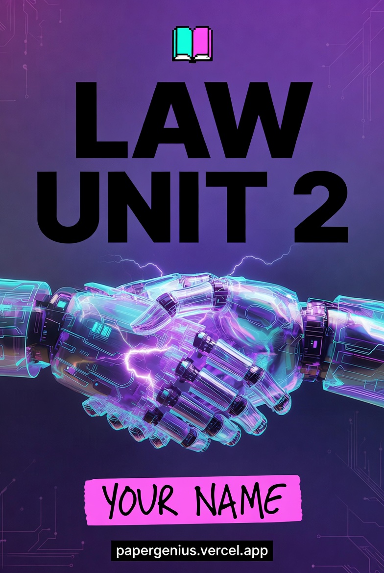 Law Unit 2 Cover