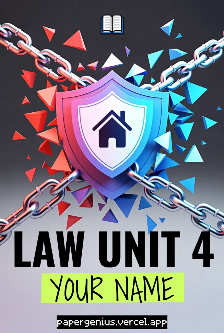 Law Unit 4 Cover