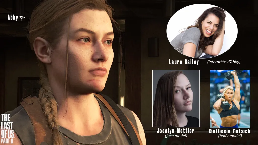 Jocelyn Mettler, the face model of Abby in 'The Last of Us Part II',  cosplays her in-game character