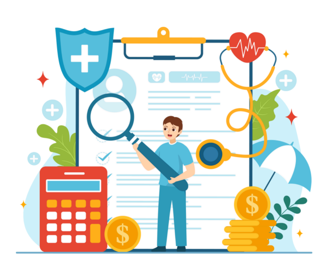 Clear Policies Illustration - Document with checkmarks and transparency