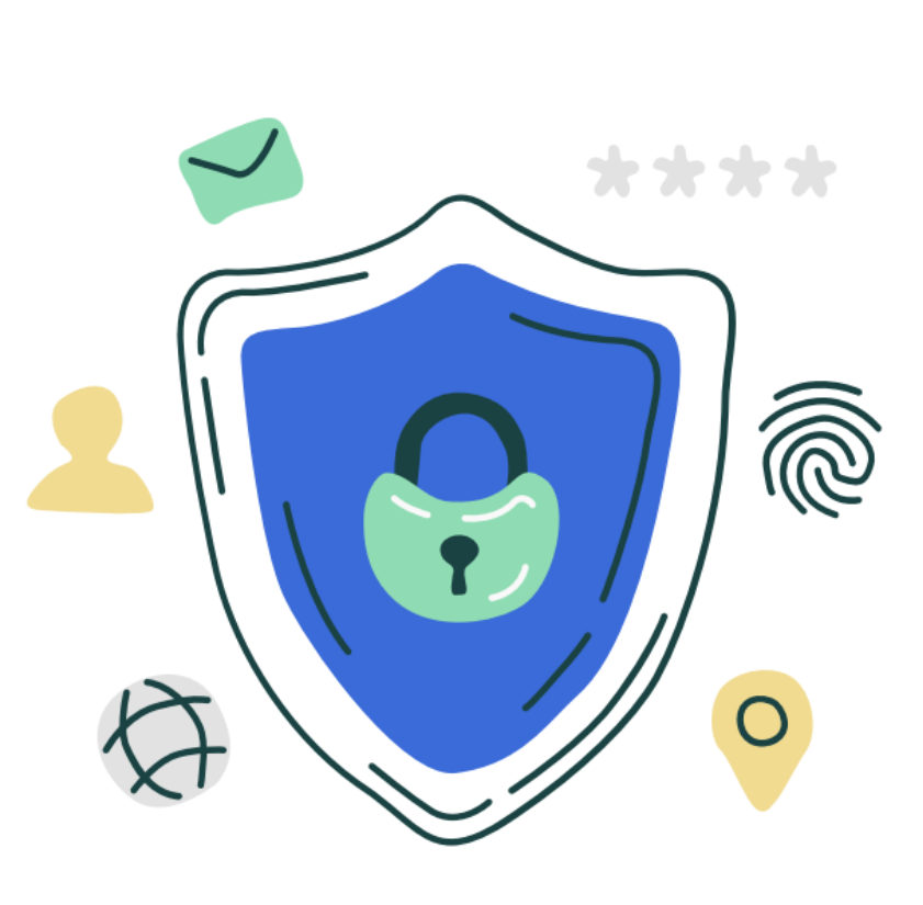 Privacy Starts With People Illustration - Team collaboration and trust