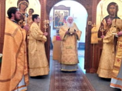 Митрополит Лев совершил богослужения в праздник Рождества Иоанна Предтечи