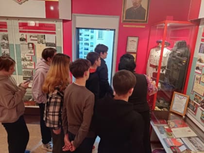 Новгородские школьники посетили Музей истории МВД