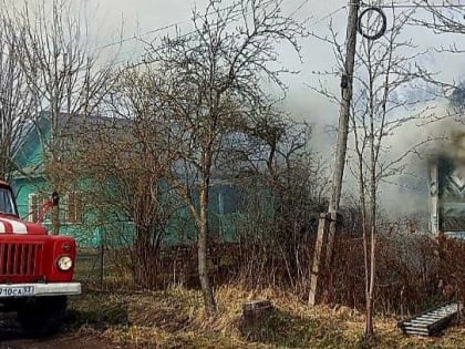 На пожаре в Старорусском районе погиб человек