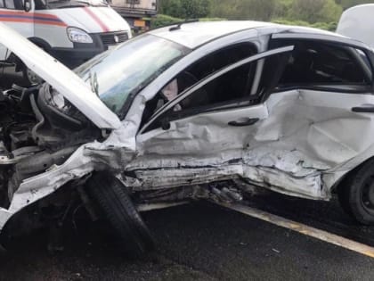 На трассе М10 под Великим Новгородом водитель выскочил со стоянки на встречку и погиб