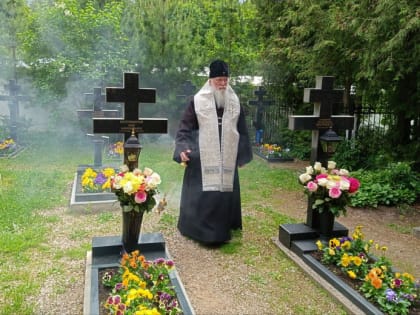 Митрополит Лев совершил Литургию в Троицкую Родительскую субботу