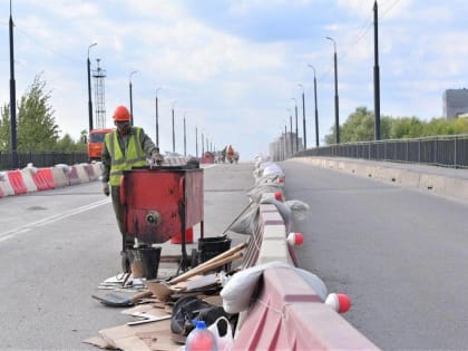 Ремонт деформационных швов на путепроводе в Великом Новгороде завершат досрочно
