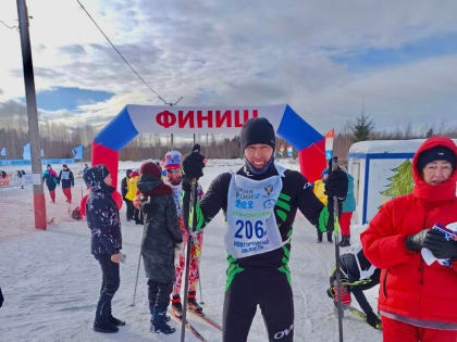 Сотрудники Главного управления МЧС России по Новгородской области присоединились к "Лыжне России" 2022