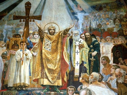 Епископ Арсений совершил Литургию в праздник 1035-летия Крещения Руси