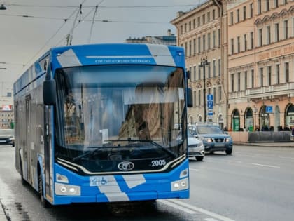 В Санкт-Петербурге появятся новые низкопольные троллейбусы