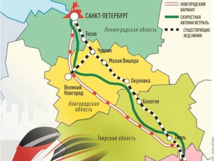 Великий Новгород подготовится к строительству высокоскоростной железной дороги