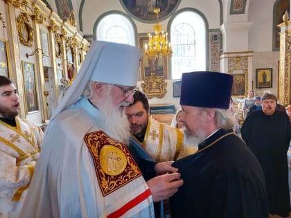 Митрополит Лев совершил Литургию в праздник Вознесения Господня