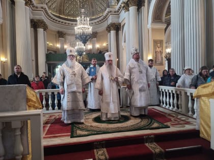 В Александро-Невской Лавре почтили память бывшего архиерея Новгородской епархии - митрополита Никодима (Ротова)
