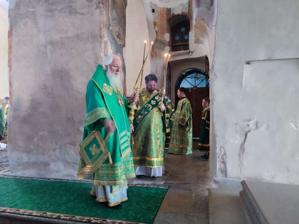 Три архиерея совершили богослужения в день 875-летия со дня преставления преподобного Антония Римлянина