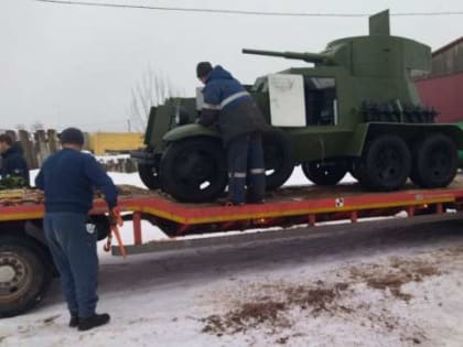 В Демянский район из Пскова едет отреставрированный броневик БА-6
