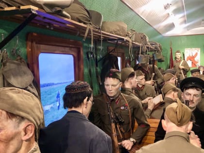 В Великий Новгород прибыл «Поезд Победы»