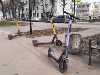 Новые правила езды на самокатах в Великом Новгороде планируют ввести в ближайшей перспективе