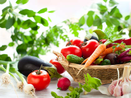 Питание по сезону. Овощи августа