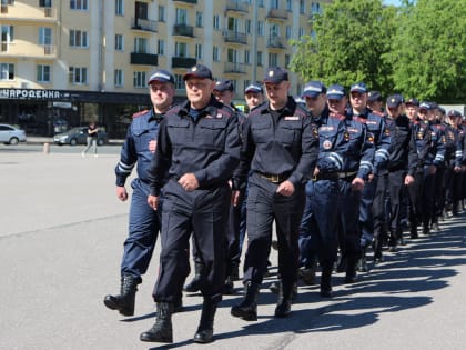 Сводный отряд новгородской полиции отправился на Северный Кавказ