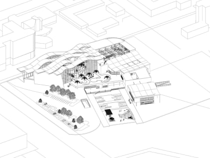Физкультурно-оздоровительный комплекс с аквапарком на улице Ломоносова в Великом Новгороде
