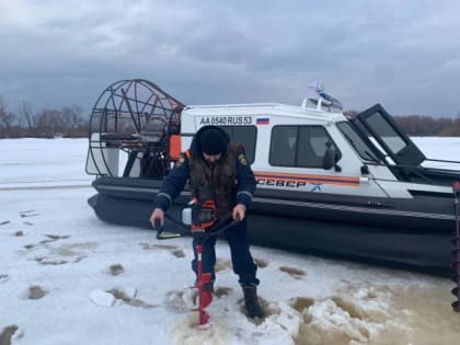 В Новгородской области начали проводить мониторинг ледовой обстановки