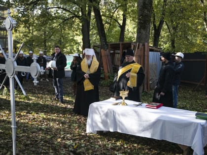 Освящение креста церкви Георгия на Торгу