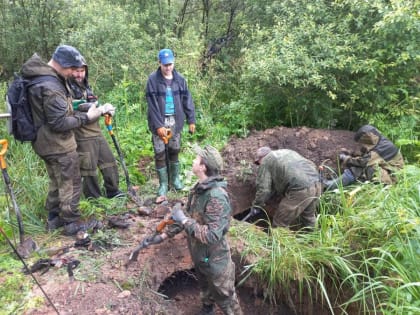 Отряд поисковиков «Зов партизан» вернулся в Великий Новгород из экспедиции в Псковскую область