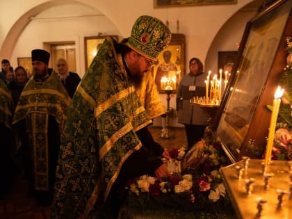 Мощи преподобного Сергия Радонежского прибыли в город Валдай