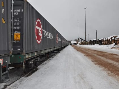 В Маловишерском районе открыли железнодорожный терминал для отправки пиломатериалов в Китай