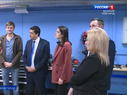 Представители министерства занятости и трудовых отношений Узбекистана побывали в новгородском Строительном колледже