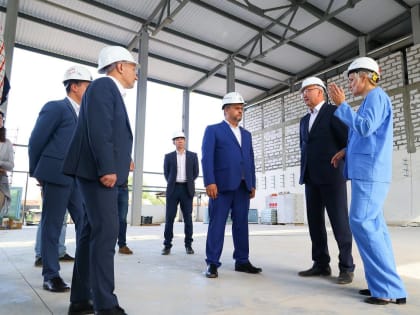 «Всё идёт по плану»: Андрей Никитин оценил ход работ на строительной площадке нового промышленного технопарка «Трансвит»