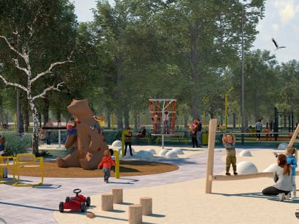 Жители Сольцов могут оценить итоговую концепцию благоустройства Ильинского парка