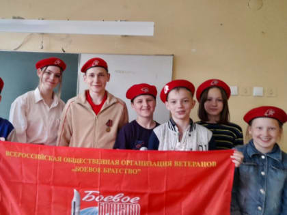 Юнармейцы школы №26 Великого Новгорода подвели итоги работы