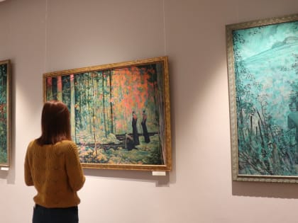 В Музее художественной культуры Новгородской земли открылась выставка Игоря Тихонова