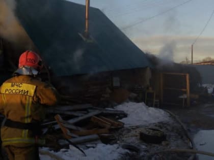 Пожар в Григорово испортил любителям попариться баню