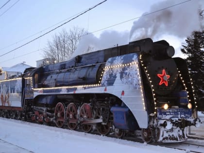 В январе Великий Новгород посетит поезд Деда Мороза