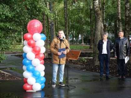 Торжественное открытие сквера Мирный