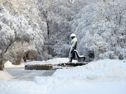 Великий Новгород продолжит покрываться снегом ещё несколько дней