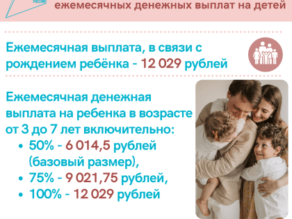 С 1 января 2022 года размер пособий и выплат на детей в Новгородской области увеличился