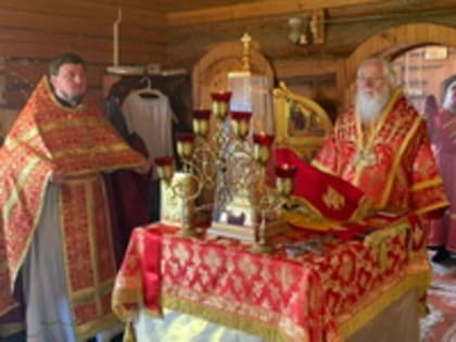 Митрополит Лев совершил Литургию в деревне Быково