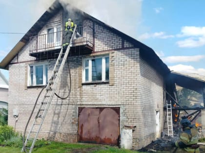 На пожаре в деревне Большая Козона Старорусского района пострадал человек