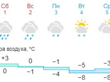 Новгородцам рассказали о погоде в первые выходные февраля