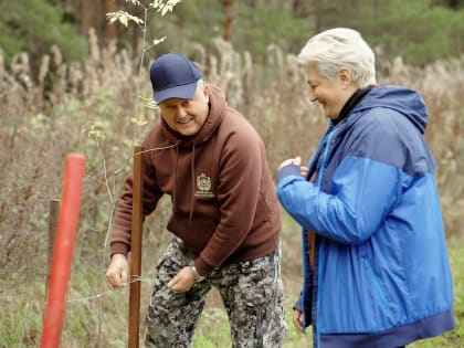 Аллея в честь юбилеев в Валдайском районе