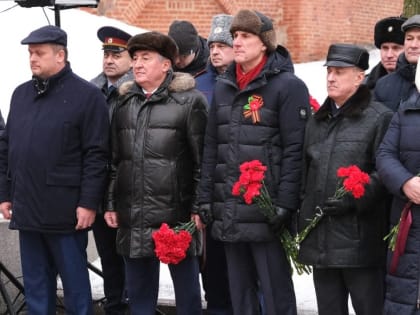 Участие в торжественном мероприятии, посвященном 79-годовщине освобождения Новгорода от немецко-фашистских захватчиков