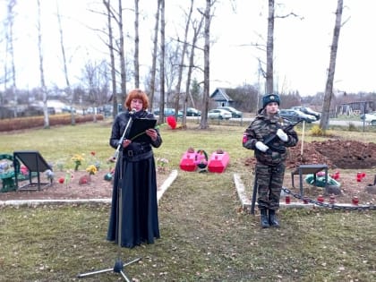 Сегодня, 4 ноября, на гражданском кладбище прошла торжественно- траурная церемония захоронения бойцов Красной армии, погибших в годы Великой Отечественной войны